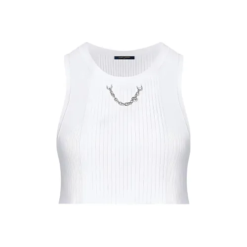 LOUIS VUITTON Новые ежеквартальные продукты LV Белые женские камисоли