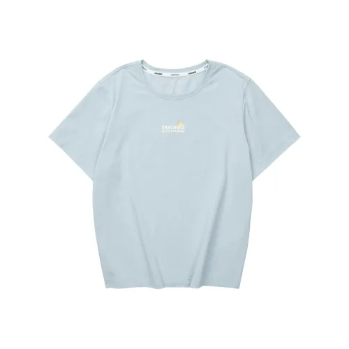 Skechers Т-рубашка с оборванным рукавом женская солнечный горный синий