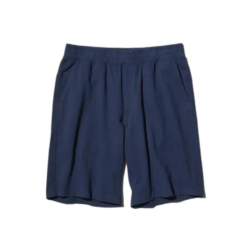 UNIQLO Повседневные шорты Мужские Темно-синие