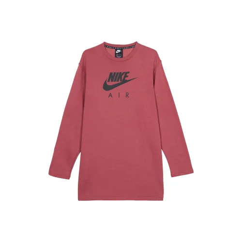 NIKE Красный Женские Свитшоты