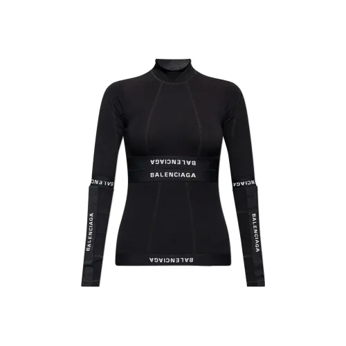 Balenciaga Свитер Slim Fit Женский Черный