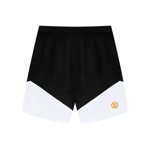 361° Basketball Collection Повседневные шорты Мужские Супер-черный Натуральный белый