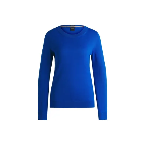 HUGO BOSS Синие Женские Свитеры