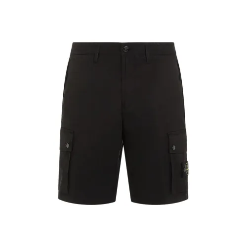 Stone Island Черные Мужские Повседневные Шорты