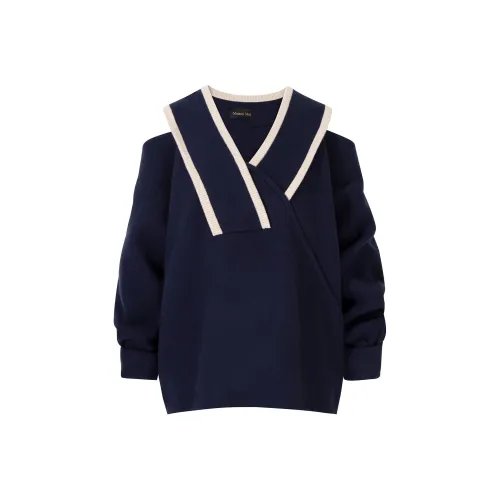 Maison Mai Свитер Женский Темно-синий