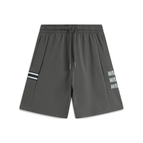 LINING Wade Collection Обсидиан Серый Мужские Повседневные Шорты