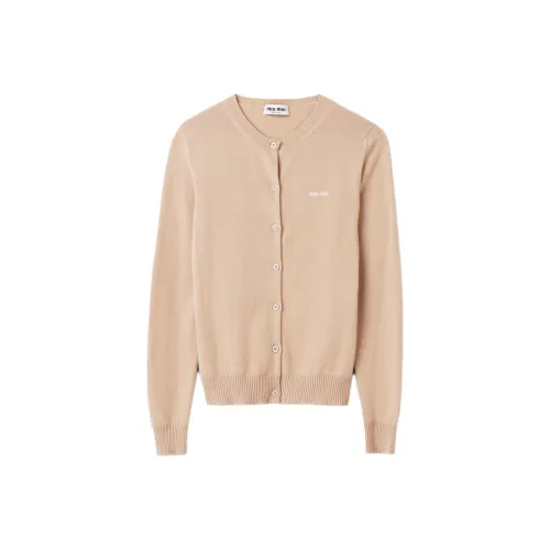 MIU MIU SS24 Трикотаж Женский Снег