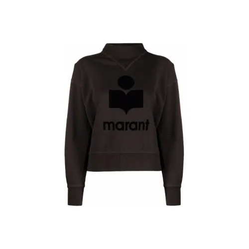 ISABEL MARANT ETOILE Темно-кофейные Женские Свитшоты