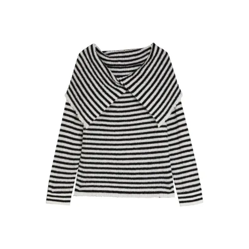 ELLE Свитер Женский Черный Белый