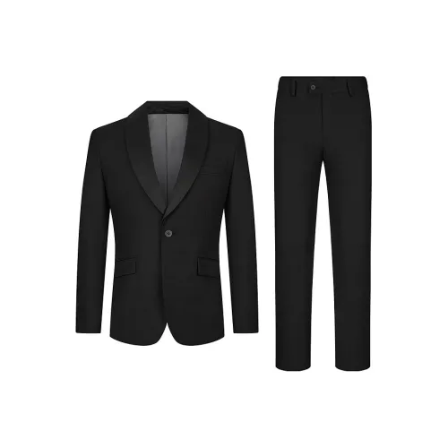 SEVEN Деловой костюм мужской черный