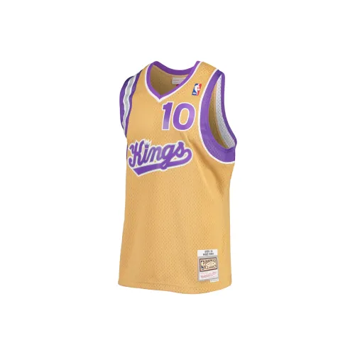 NBA x MITCHELL NESS Sacramento Kings Mike Bibby Баскетбольная Джерси Мужская Желтая