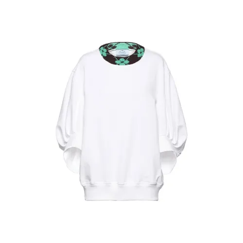 PRADA Белый Женские Свитшоты