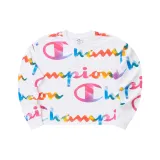 Белый с принтом по всей поверхности