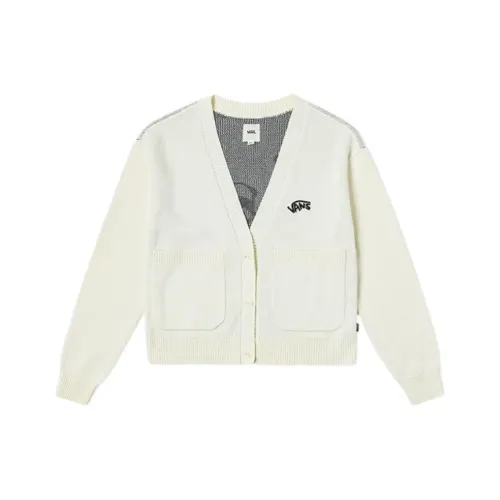 VANS Кардиган Свитер Женские Экрю