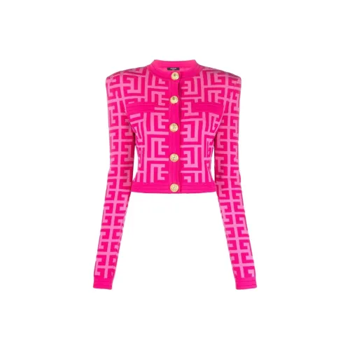 BALMAIN SS22 Трикотаж Женский Розовый