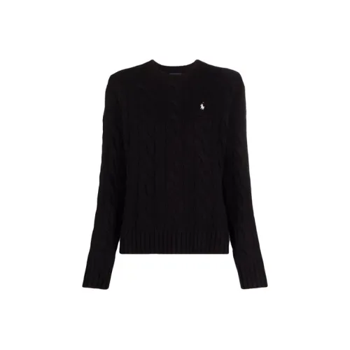 Polo Ralph Lauren Черные Женские Кашемировые Свитеры