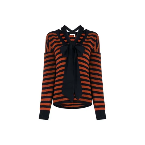 Chloe Свитер Женский Красный Коричневый