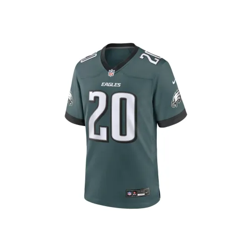 Nike NFL Brian Dawkins Philadelphia Eagles Регби Джерси Мужской Зеленый