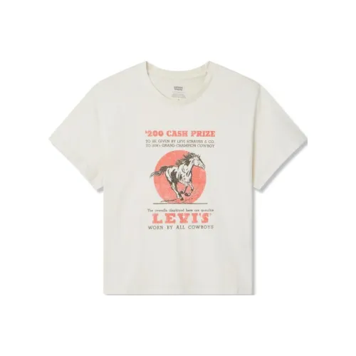 Levis Экрю Женские Футболки