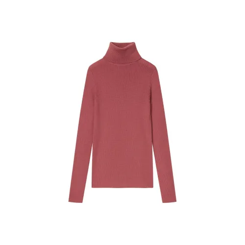 UNIQLO Оранжево-красные Женские Свитеры