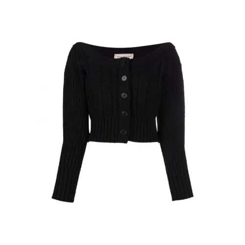Alexander McQueen Черный Женские Кашемировые Свитеры