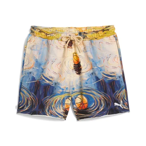 PUMA Повседневные шорты Мужские Многоцветные