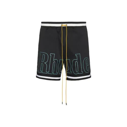 RHUDE Черные Мужские Повседневные Шорты