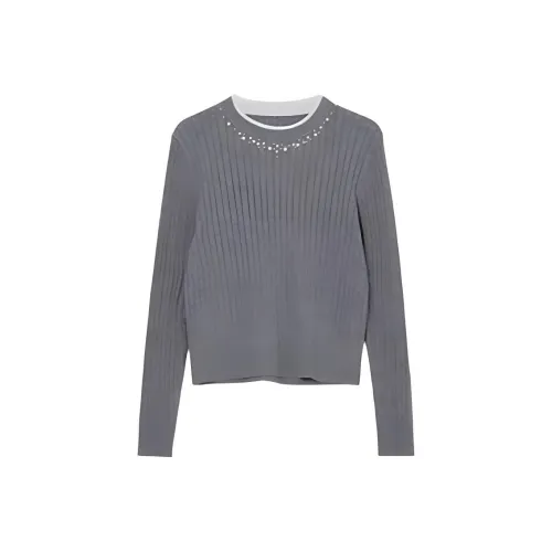 MANBEI Серый Женский Свитер