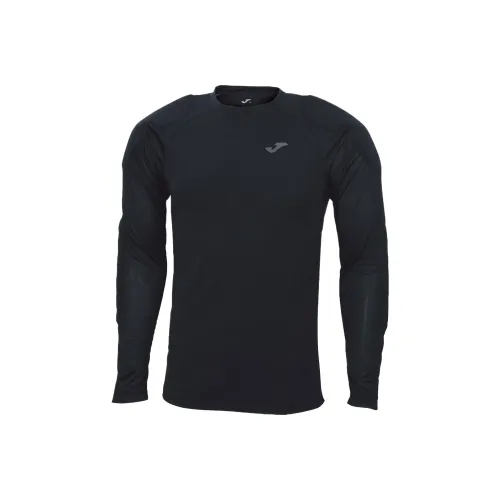 Joma Long Sleeve Рубашка Man Protec Черный Футбол Джерси Мужской Черный