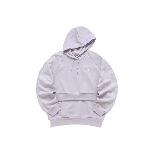 FILA FUSION Светло-белый фиолетовый Женские свитшоты