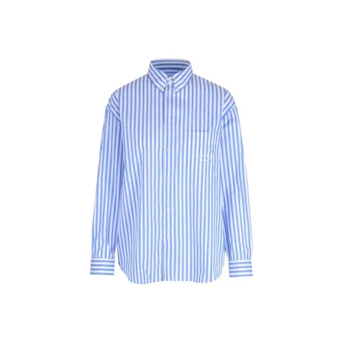 SPORTY & RICH Небесно-голубые Женские футболки