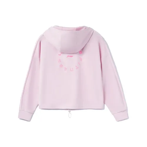 LINING Fitness Series Толстовка Женская Вишневый цветок Розовый