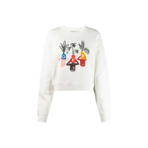 Off Белый FW19 Женские Свитшоты