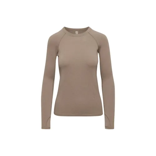 Aritzia Golden BodyLiteTM Interval Охват бедер Длинный рукав Рубашка Женская