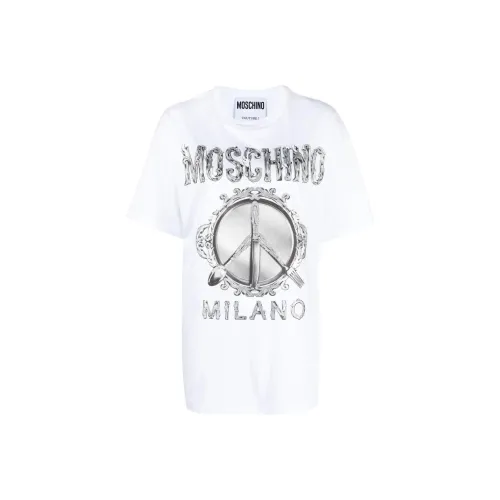 MOSCHINO Белые Женские T-рубашки