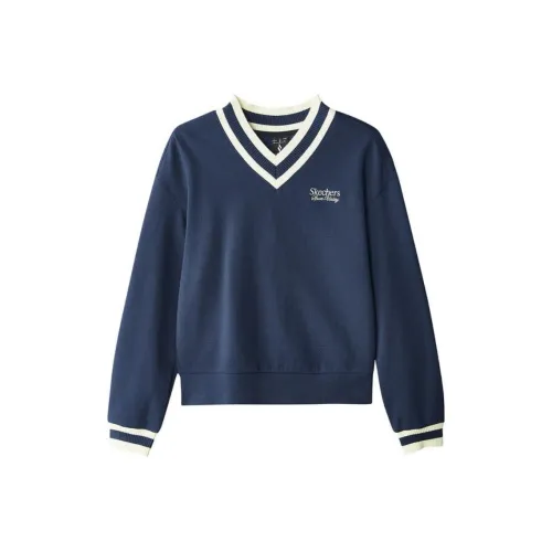 Skechers Sports Alliance Series AW24 Толстовка Женская Темно-синяя