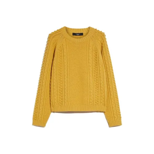 WEEKEND MaxMara Желтые Женские Свитеры