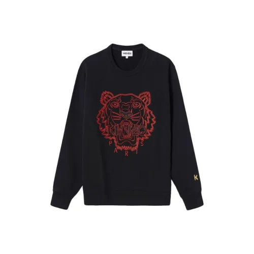 KENZO Classic Tiger Head Черный Женские Свитшоты