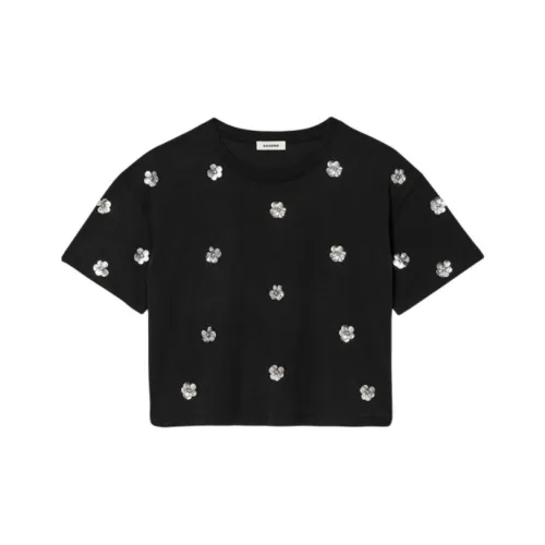 SANDRO Черные Женские Рубашки T