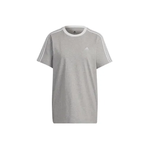 Adidas Средне-серые Женские Футболки