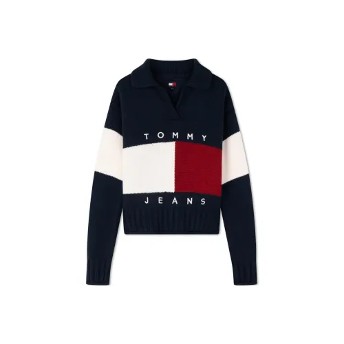 Tommy Hilfiger Темно-синий, Красный, Белый C1G Женские Свитеры