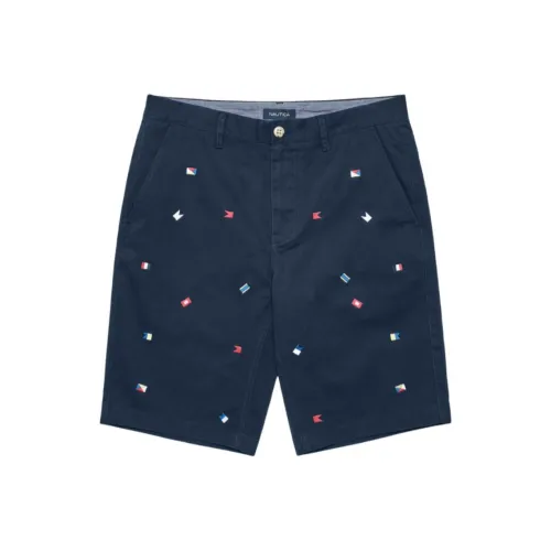 NAUTICA Повседневные шорты Мужские Темно-синие