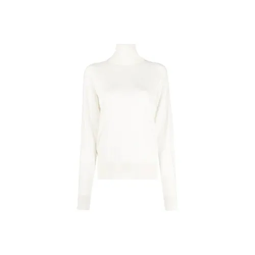 JIL SANDER Белый Женские Кашемировые Свитеры
