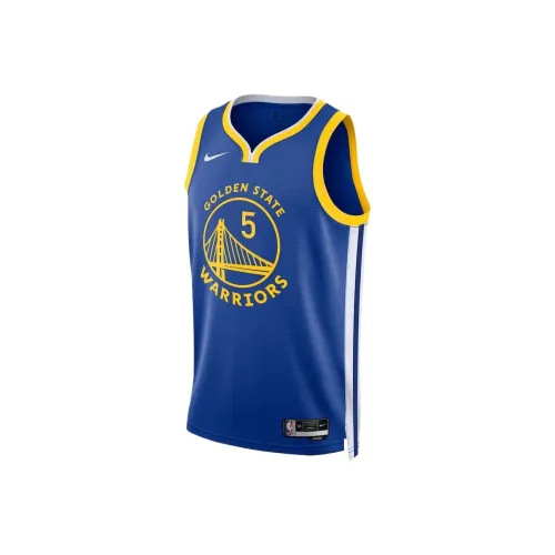 NBA Golden State Warriors Nike Icon Edition Swingman Баскетбольная Джерси Унисекс Синий