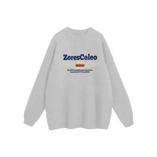 MDLILA Свитер Унисекс Белый Серый