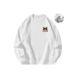 Круглый вырез, флисовая подкладка, белый