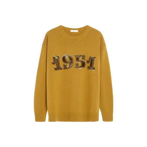 MaxMara Свитер Женский Светлый Золото Коричневый