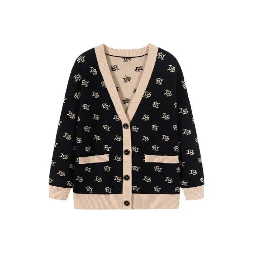 EICHITOO Трикотаж Женский Черный Узор