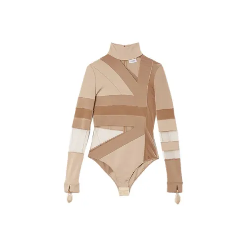 Burberry Темный цвет печенья Женское боди