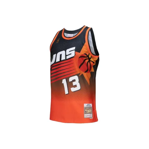 NBA Phoenix Suns MITCHELL NESS Steve Nash Баскетбольная Джерси Мужская Оранжевая